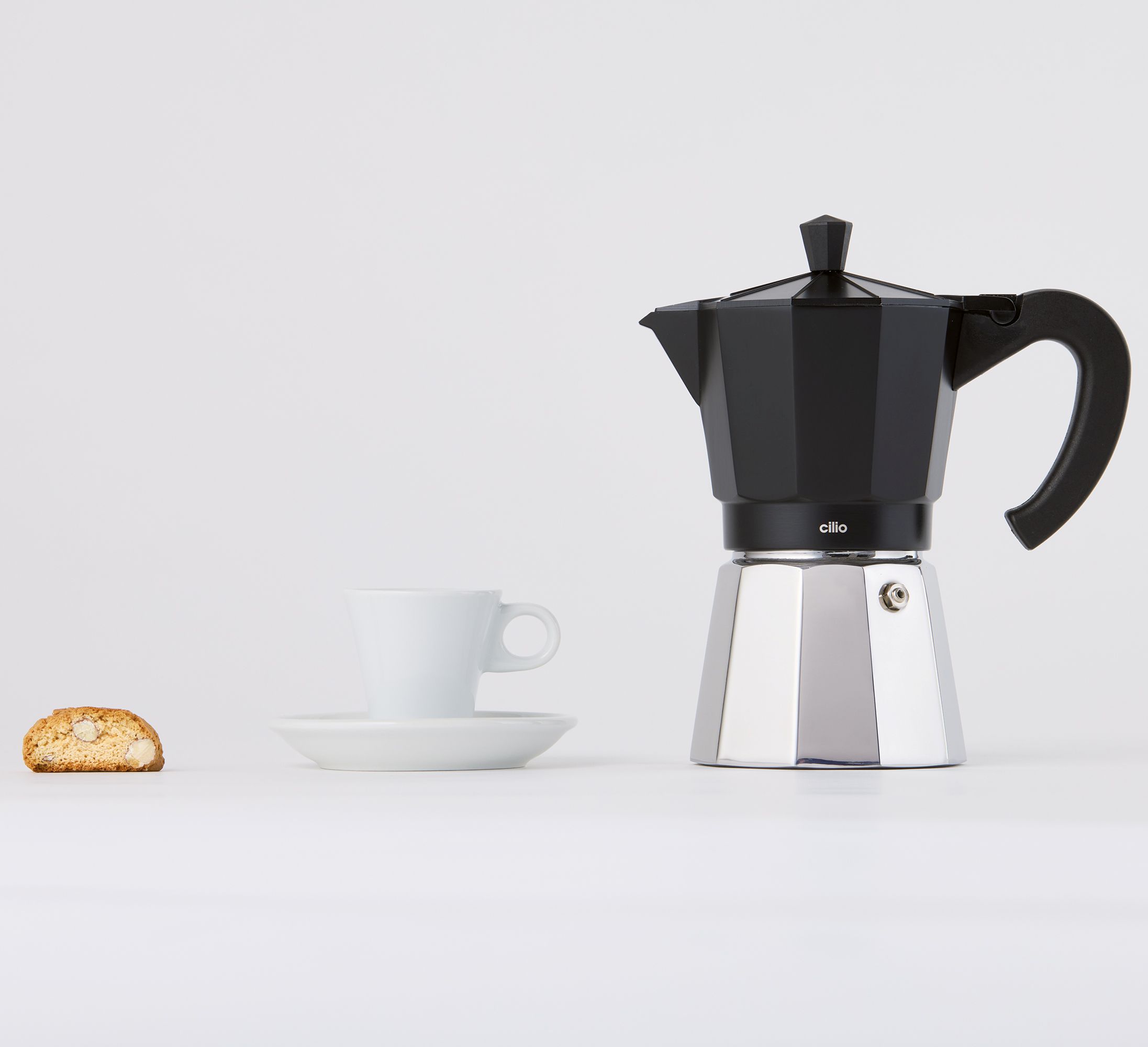 215342_ Bílý šálek s podšálkem 40 ml Napoli od Cilio (1)